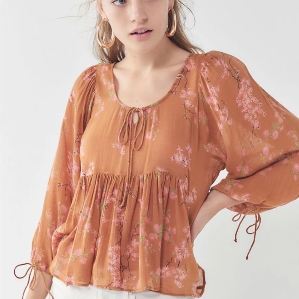 2 beautiful floral blouses